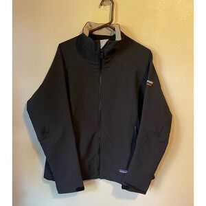 Patagonia Womens XL Black Softshell Jacket Lightweight Full Zip Coat